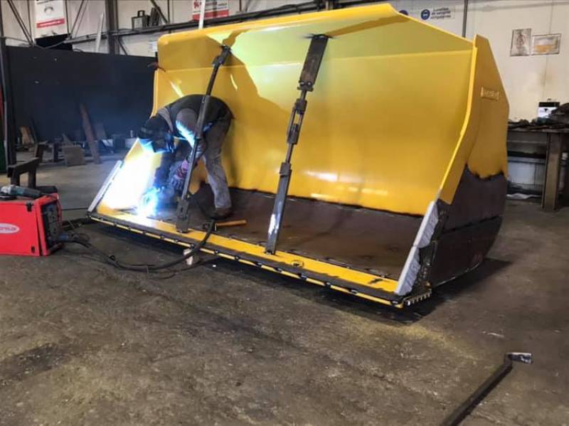 Réparation godet chargeur