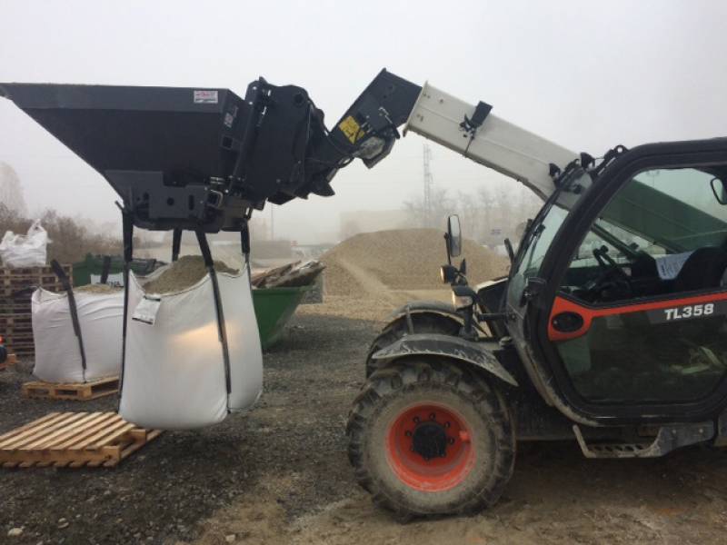 godet remplisseur big bag secteur travaux publics