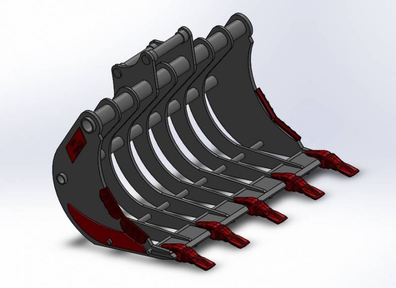 Godet squelette type fléco