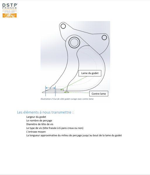 Qui peut changer ma lame de godet rapidement en Gironde
