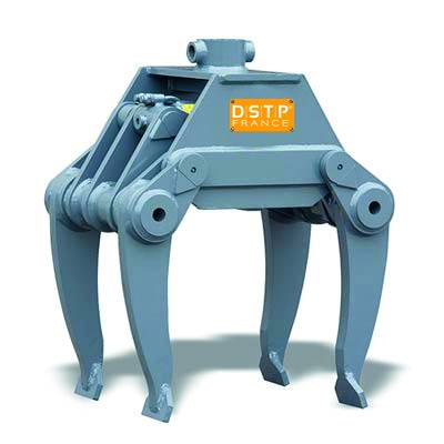 grappin ferraille pour le ferroviaire