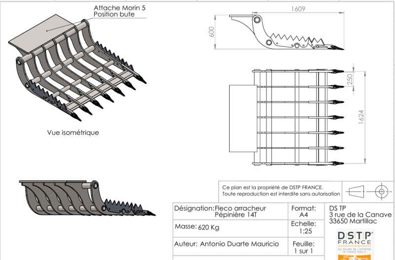 Fléco solide pour travaux en milieux abrasifs, sur mesures avec délai de réception rapide en GIRONDE