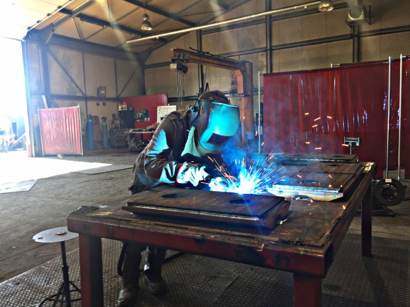 atelier de mécano soudure pour rechargement de lames martillac