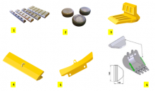 Notre zone d'activité pour ce service Accessoires pour engins de TP